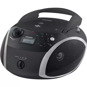 Grundig GRB 3000 BT Digitāls 3 W FM Melns, Sudrabs MP3 atskaņošana