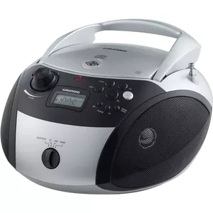 Grundig GRB 3000 BT Digitāls 3 W FM Melns, Sudrabs MP3 atskaņošana