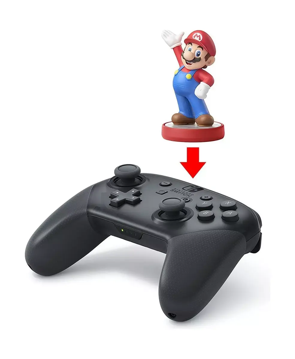 Gamepad Nintendo Switch Pro Controller Black Photo 4