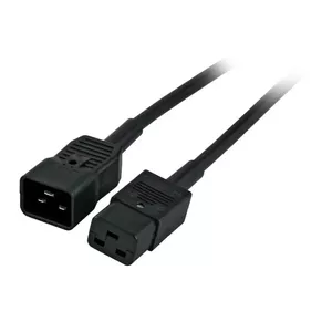 Силовой кабель EFB Elektronik EK519.2,5 черный 2.5 м C20 C19