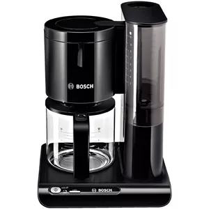Drip coffee maker Bosch TKA8013 — 1.25 L water tank, 15-cup capacity, 1160 W, black