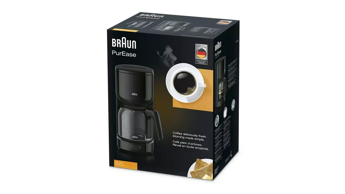 Кофеварка капельного типа Braun 10 чашек KF 3120 BK Photo 4