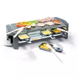 Domo DO9039G raclette grill 8 person(s) 1300 W Black, Grey