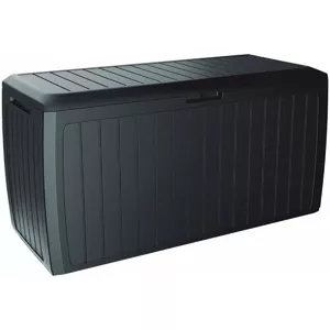 Storage Box Prosperplast Garden Boxe Board Anthracite — Outdoor garden storage, weather-resistant plastic
