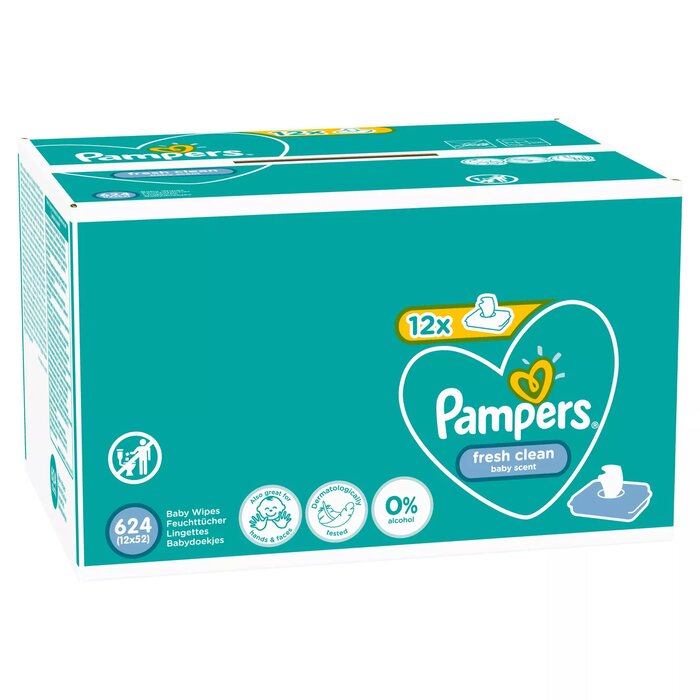 Pampers fresh store clean baby wipes