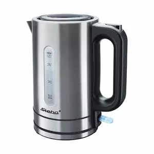 Electric kettle Steba WK 20 INOX 1.7 L 2200 W Black Stainless steel
