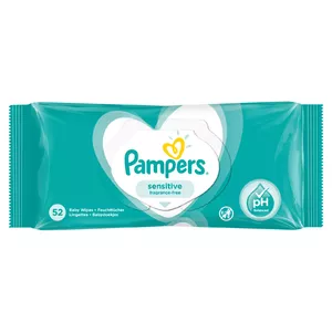 Pampers Sensitive Baby Wipes 1 Packs = 52 Wipes