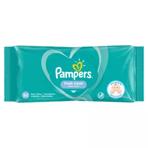 Pampers Fresh Clean Baby Wipes 1 Packs = 52 Wipes