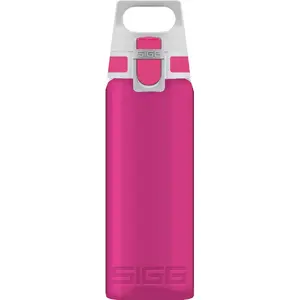 Water bottle Sigg Total Color Daily usage 600 ml Tritan, Berry transparent, 249 mm height