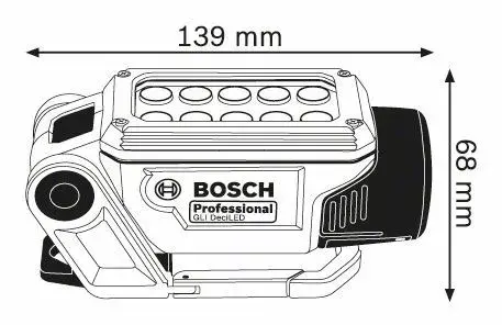 Светодиодный рабочий свет Bosch GLI DeciLED Professional Photo 5