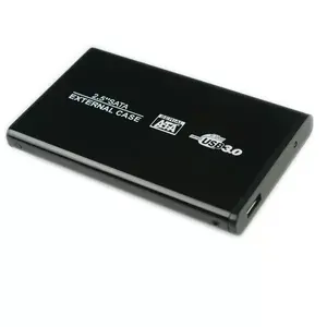 Корпус для 2.5" HDD/SSD MicroStorage K2501A-U3S — 1× SATA, питание от USB, чёрный, алюминий