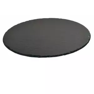 Serving plate KESPER 38112 slate round, black, diameter unspecified
