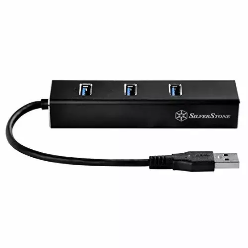 SILVERSTONE SST-EP04 USB-хаб — 3× USB 3.0 + Gigabit Photo 4