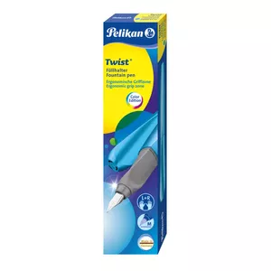 Перьевая ручка Pelikan P457 Черная Серая