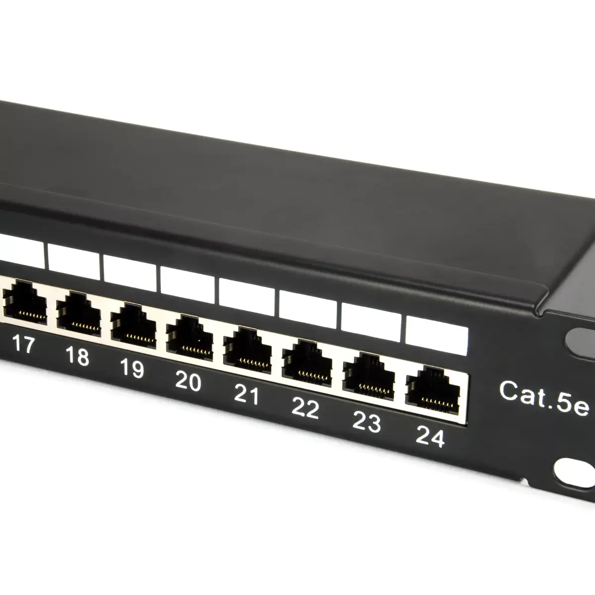 Pārejas paneļa Equip 24-Port Cat.5e Shielded Black Photo 5