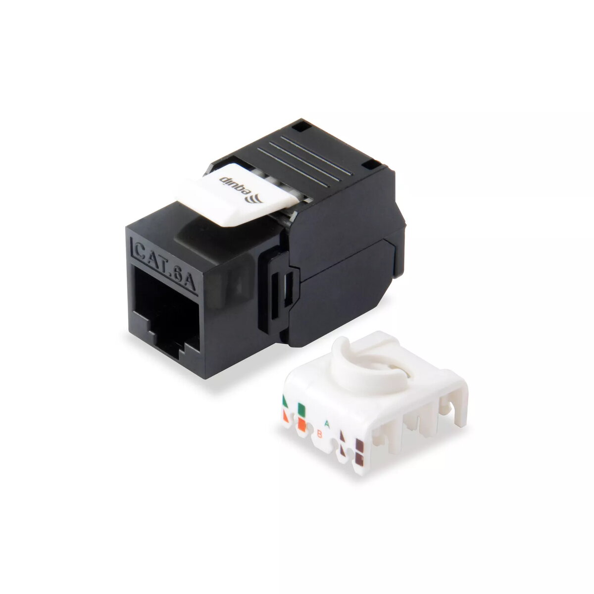 Cat.6A neekrāvēts keystone ligzda Toolfree