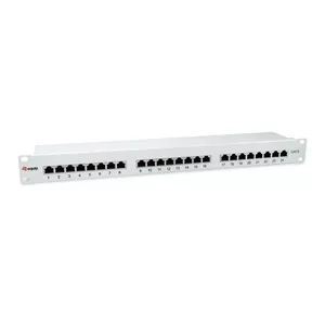 Patch Panel Equip 24-Port Cat.6 Shielded Light Grey