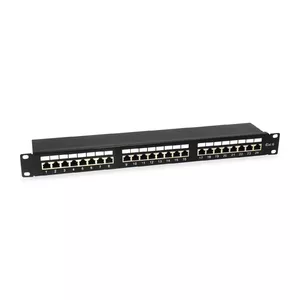 Patch Panel Equip 24-Port Cat.6 Shielded Light Grey