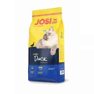 Сухой корм для кошек JOSERA JosiCat Crispy Duck 18 кг — для взрослых, рецепт с уткой, сухой корм