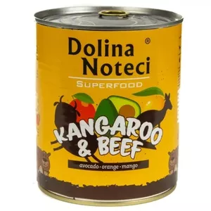 Wet Dog Food dolina noteci Superfood Kangaroo and Beef 400 g