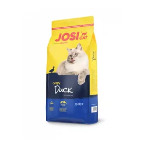 Sausais kaķu barība JOSERA JosiCat Crispy Duck 10 kg — pieaugušiem kaķiem, olbaltumvielas 27%, tauki 9%