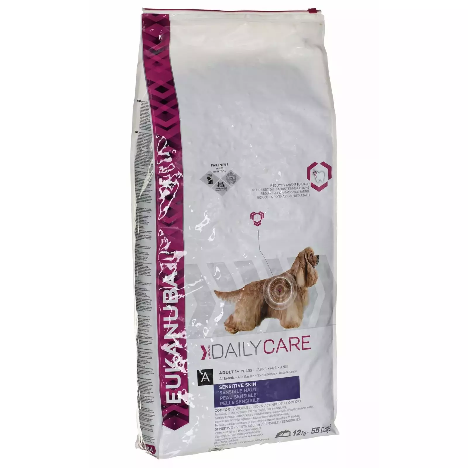 Eukanuba sensitive skin 12kg best sale