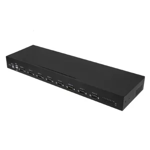 RealPower 284513 seriālais pārveidotājs/atkārtotājs/izolators USB 2.0 RS-232 Melns