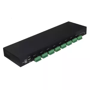 RealPower 284515 seriālais pārveidotājs/atkārtotājs/izolators USB 2.0 RS-422/485 Melns