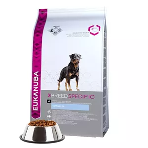Eukanuba Breed Specific sausā barība pieaugušiem rotveileriem ar vistu
