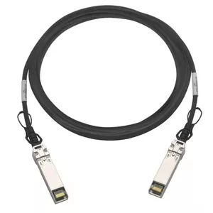 QNAP CAB-DAC30M-SFPP-DEC02 InfiniBand cable 3 m SFP+ Black, Metallic