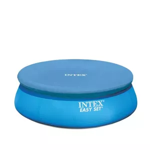 Pool cover Intex 28021 — blue cover for above-ground pools, weight 2.1 kg