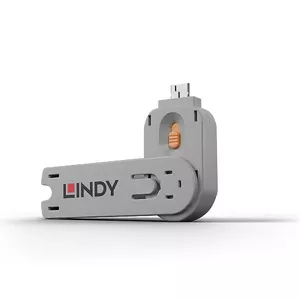 Port blocker key Lindy USB Type A Port Blocker Key Orange