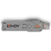 Porta bloķētājs USB Type A Port Blocker Key Photo 2