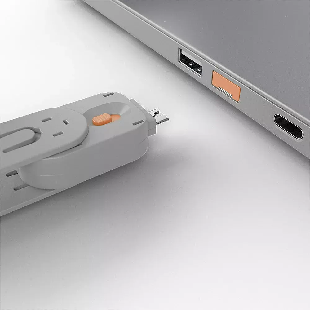 Porta bloķētājs USB Type A Port Blocker Key Photo 4