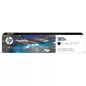 Katridžs HP 981A Black Original PageWide 6000 lapas Melns