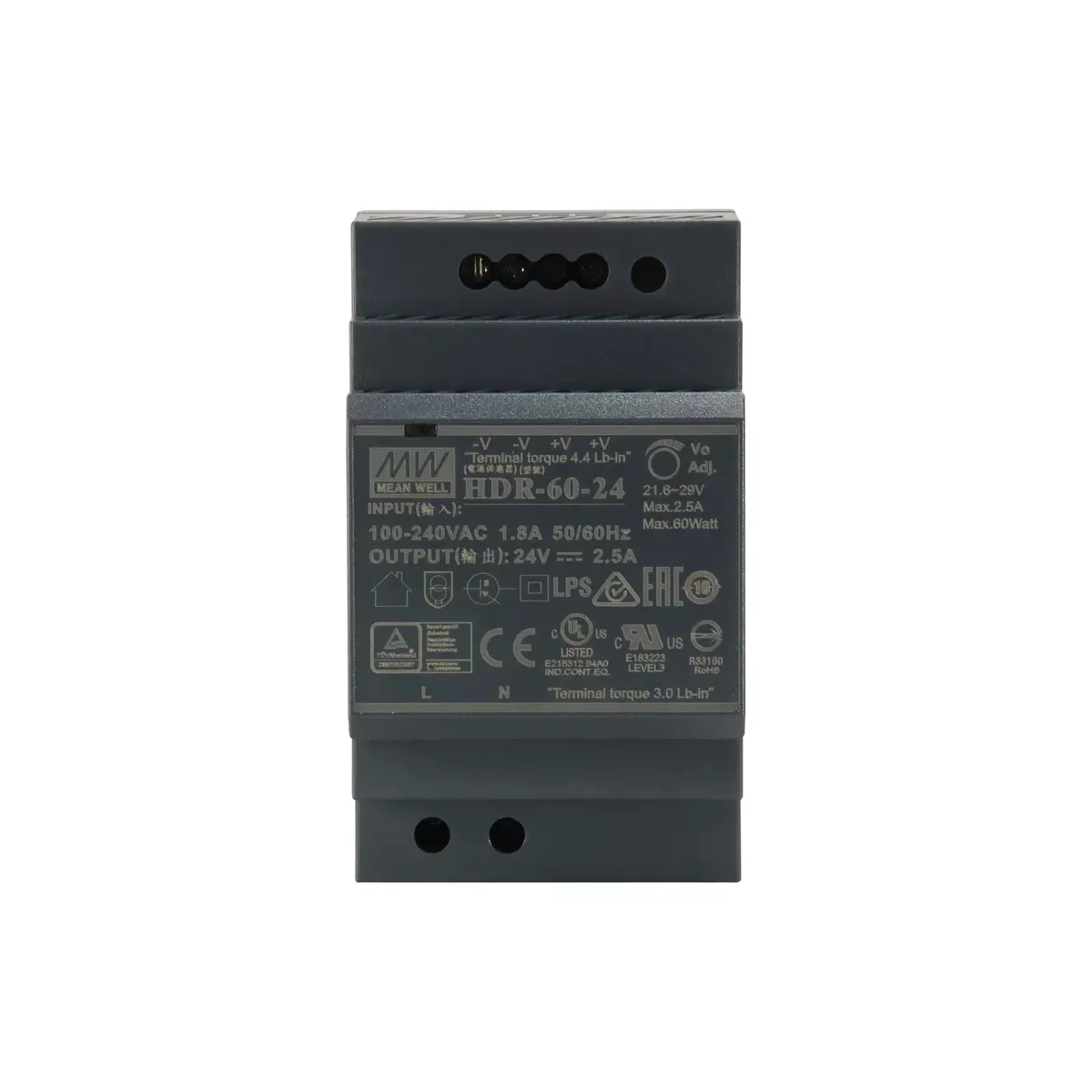 24V DC Промышленный Блок Питания LevelOne POW-2421 Photo 3
