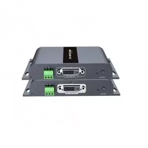 Передатчик и приёмник AV-удлинителя TECHLY IDATA-EXTIP-383D, чёрный