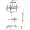 TECHLY ICA-TR16T напольная стойка для 37"–70" Photo 3