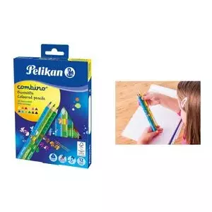 Colour pencils Pelikan 811194 — wooden set, 12 colours, box