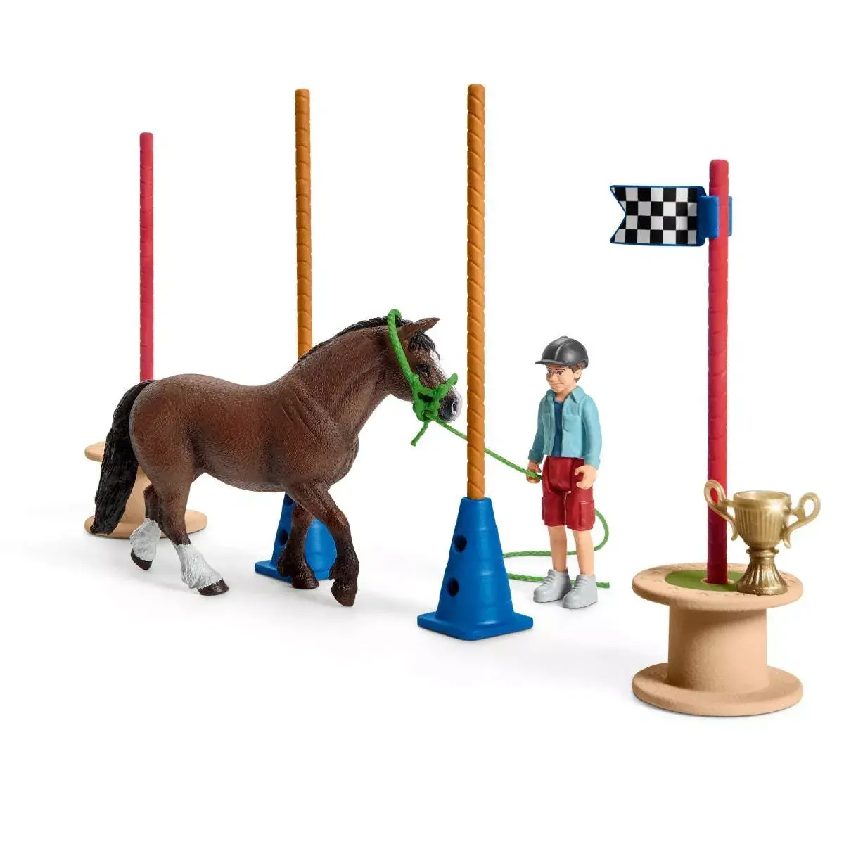 Соревнование по ловкости пони Schleich FARM WORLD 42482 Photo 3