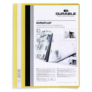 Report cover Durable DURAPLUS Yellow 257904