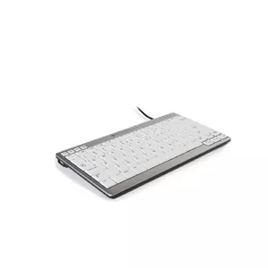 BakkerElkhuizen UltraBoard 950 tastatūra USB QWERTY US International Gaiši Pelēks, Balts