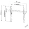 TECHLY ICA-PLB-133LTY sienas stiprinājums 40–65" Photo 3