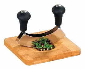 Cutting board KESPER 50646 Square Bamboo 4-piece set, bamboo material, 160×160×18 mm