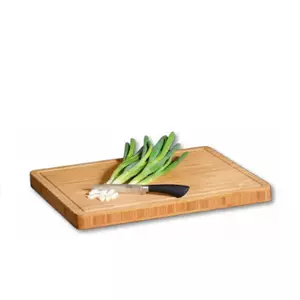 Kitchen cutting board KESPER 58153 — rectangular bamboo 450×360×33 mm