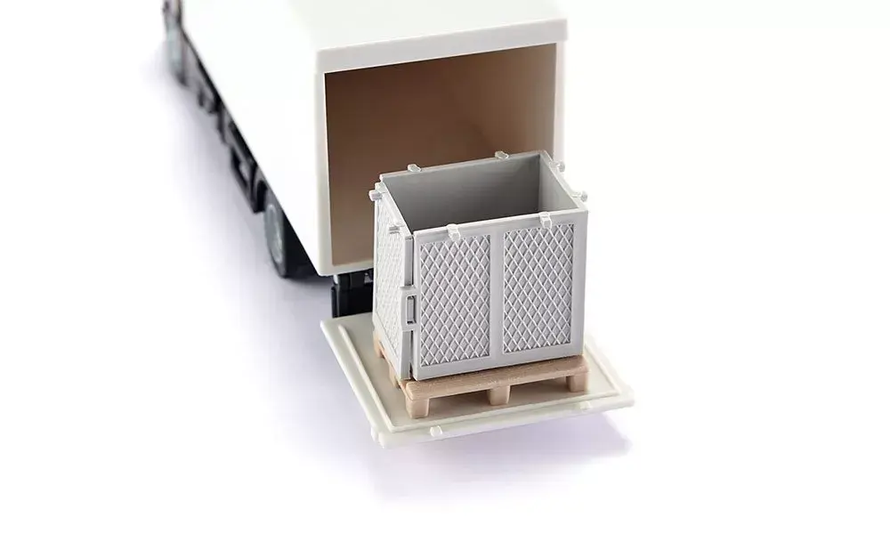 Siku MAN truck 1:50 box body with tail lift Photo 2