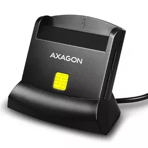 Axagon CRE-SM2 viedkaršu nolasītājs Iekštelpas USB USB 2.0 Melns