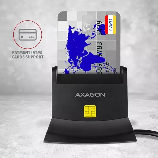 Smart kartes lasītājs Axagon CRE-SM2 Photo 4