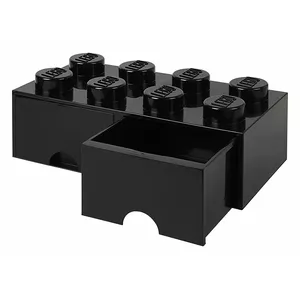 Drawer LEGO Room Copenhagen Brick 8 black — storage drawer for LEGO bricks