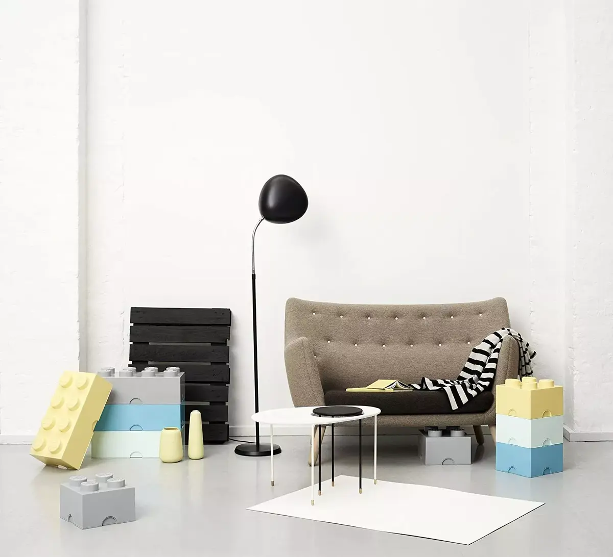 Контейнер room copenhagen LEGO Brick 4 серый Photo 6
